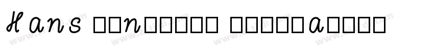 Hans Kendrick Regula字体转换